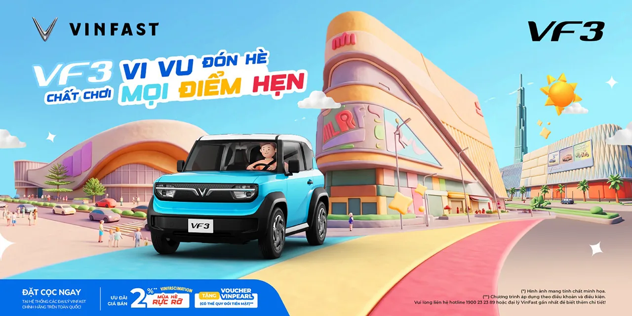 VF3 - SÀNH ĐIỆU - CÁ TÍNH - CHIẾC XE ĐÔ THỊ DÀNH CHO THẾ HỆ NGƯỜI VIỆT MỚI
